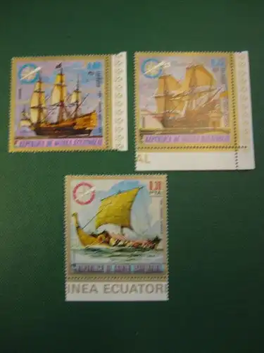 Schiffe, Äquatorial Guinea, 7 Werte