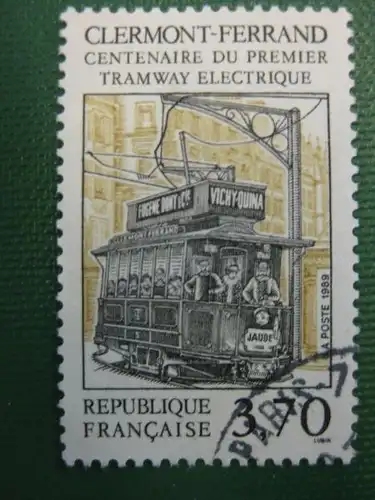 Straßenbahn, Frankreich, 1 Wert