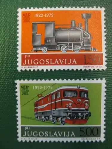 Eisenbahn, Jugoslawien, 2 Werte
