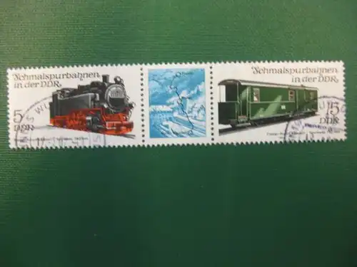 Eisenbahn, DDR, 1 ZD; 2 Werte