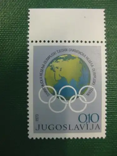 Sport,Olympische Spiele, Jugoslawien, 1 Wert