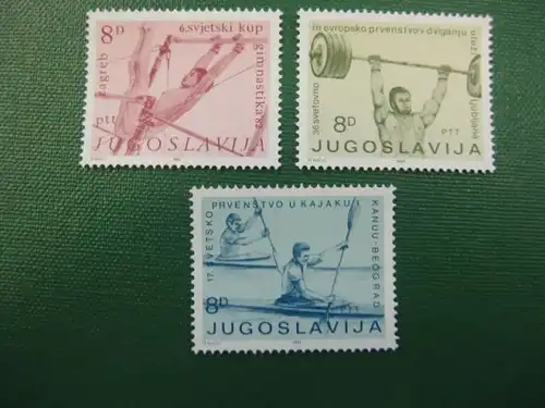 Sport, Jugoslawien, 3 Werte