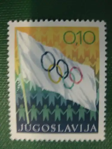 Sport, Olympia, Jugoslawien, 1 Wert