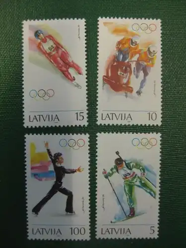 Sport, Olympia, Latvija,  4 Werte