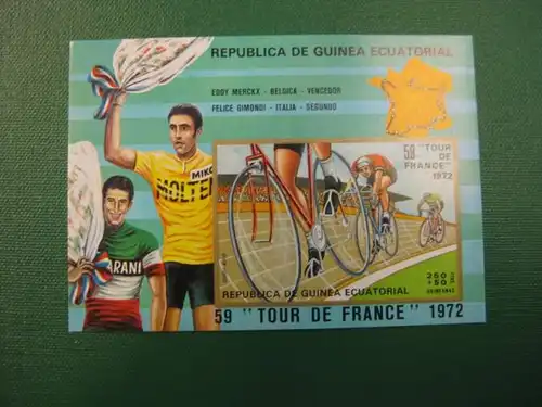 Sport, Tour de France,  Äquatorial Guinea, 1 Block