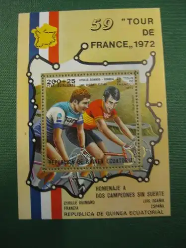 Sport, Tour de France,  Äquatorial Guinea, 1 Block
