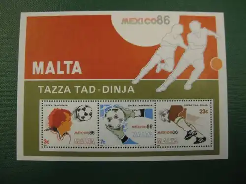 Sport, Fußball, Malta, 1 Block