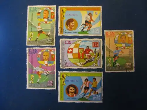 Sport, München 1974,  Äquatorial Guinea, 6 Werte