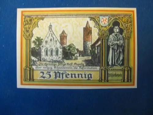 Notgeld  25 Pf. der Stadt Jüterbog