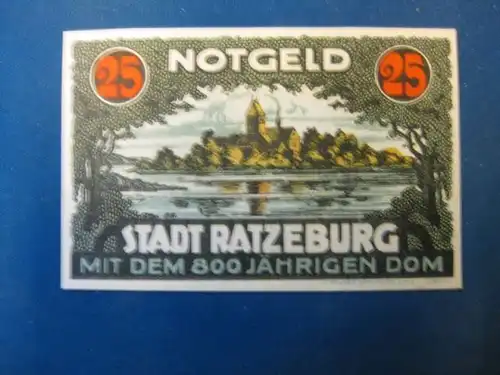 Notgeld  25 Pf. der Stadt Ratzeburg