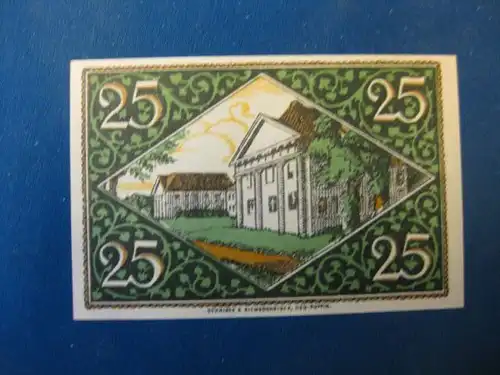 Notgeld  25 Pf. der Stadt Rheinsberg