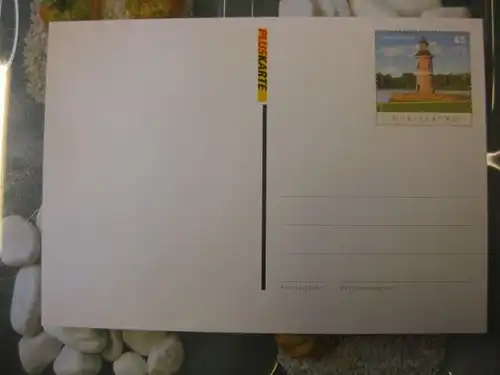 Sonderpostkarte PSo Wertstempel Leuchttürme Moritzburg