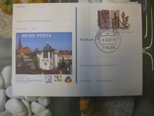 Sonderpostkarte PSo80, Heide-Posta 2002