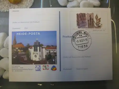 Sonderpostkarte PSo80, Heide-Posta 2002