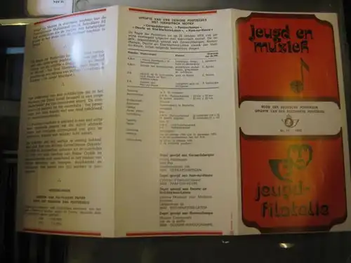 Belgien, Ankündigungsblatt, Ersttagsblatt,
Schwarzdruck, Jugendphilatelie 1976