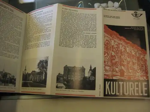 Belgien, Ankündigungsblatt, Ersttagsblatt,
Schwarzdruck, Kultur 1973