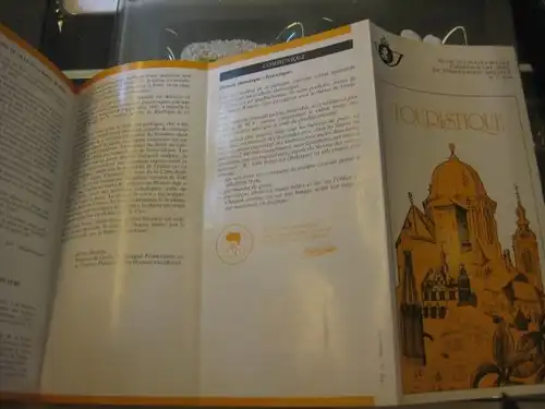 Belgien, Ankündigungsblatt, Ersttagsblatt, Tourismus 1988