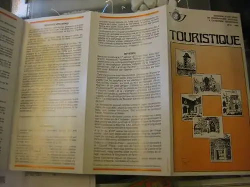 Belgien, Ankündigungsblatt, Ersttagsblatt, Schwarzdruck, Tourismus 1982