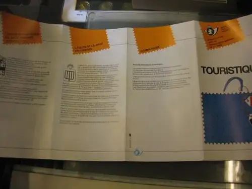 Belgien, Ankündigungsblatt, Ersttagsblatt, Tourismus 1989