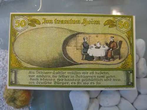 Notgeld, Gutschein  50 Pf. der Stadt Labes in Pommern