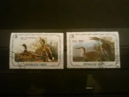 Vögel, Vogelserie, Haiti, Republique d`Haiti; 26 Werte

