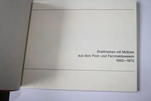 Ministerbuch der Deutsche Bundespost zur 13. Europa-Konferenz der IPTT/PTT 1976