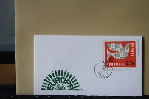 Portugal, 1963,  CEPT, EUROPA-UNION, Schmuckbrief - FDC mit ungezähnten Marken aus Ministerblatt (Faksimile); Ersttagsgestempelt