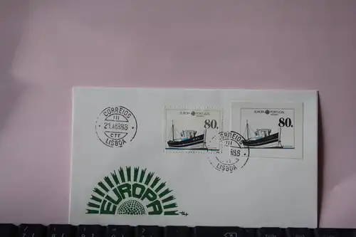 Portugal-Madeira, 1988,  CEPT, EUROPA-UNION, Schmuckbrief - FDC mit ungezähnter Marke aus Ministerblatt (Faksimile) und gezähnter Marke; Ersttagsgestempelt