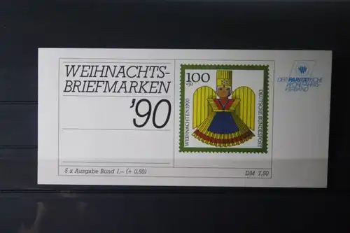 Weihnachts-Briefmarken Markenheft 1990, Paritätischer Wohlfahrtsverband