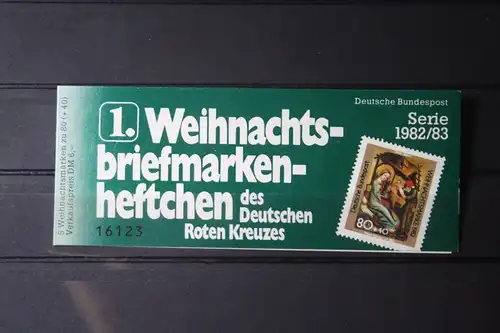 1. Weihnachts-Briefmarkenheftchen des Deutschen Roten Kreuzes, Serie 1982/83