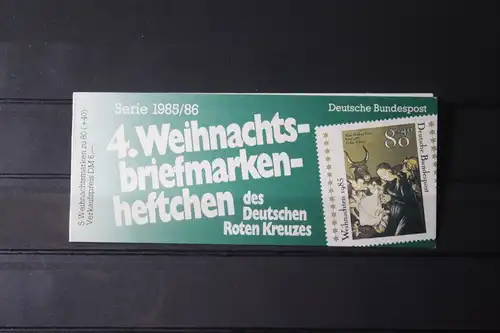 4. Weihnachts-Briefmarkenheftchen des Deutschen Roten Kreuzes, Serie 1985/86