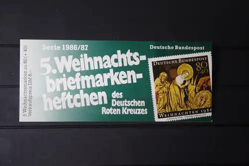 5. Weihnachts-Briefmarkenheftchen des Deutschen Roten Kreuzes, Serie 1986/87