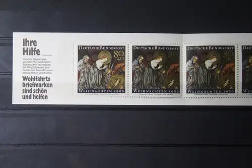 5. Weihnachts-Briefmarkenheftchen des Deutschen Roten Kreuzes, Serie 1986/87