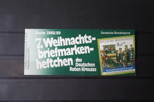 7. Weihnachts-Briefmarkenheftchen des Deutschen Roten Kreuzes, Serie 1988/89