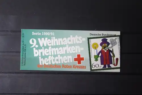 9. Weihnachts-Briefmarkenheftchen des Deutschen Roten Kreuzes, Serie 1990/91