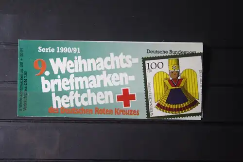 9. Weihnachts-Briefmarkenheftchen des Deutschen Roten Kreuzes, Serie 1990/91