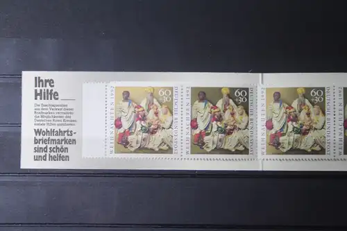 11. Weihnachts-Briefmarkenheftchen des Deutschen Roten Kreuzes, Serie 1992/93