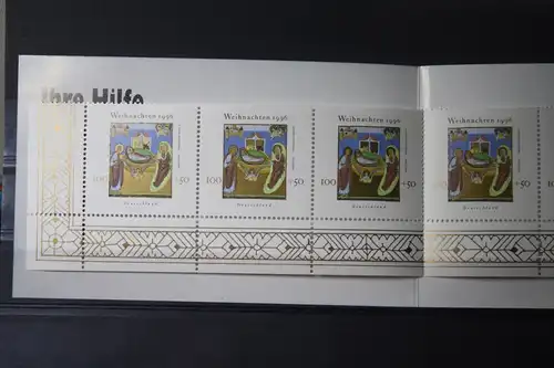 15. Weihnachts-Briefmarkenheftchen des Deutschen Roten Kreuzes, Serie 1996/97