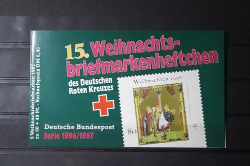 15. Weihnachts-Briefmarkenheftchen des Deutschen Roten Kreuzes, Serie 1996/97