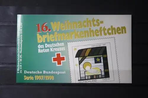 16. Weihnachts-Briefmarkenheftchen des Deutschen Roten Kreuzes, Serie 1997/98