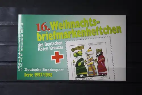 16. Weihnachts-Briefmarkenheftchen des Deutschen Roten Kreuzes, Serie 1997/98