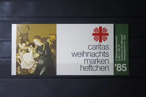 Caritas Weihnachtsmarken-Heftchen 1985