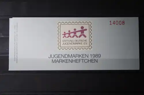 Jugendmarken Heftchen 1989, Stiftung Deutsche Jugendmarke