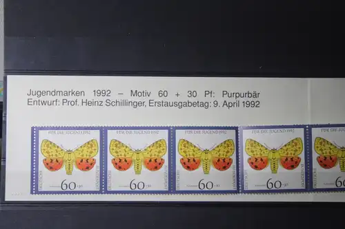 Jugendmarken Heftchen 1992, Stiftung Deutsche Jugendmarke