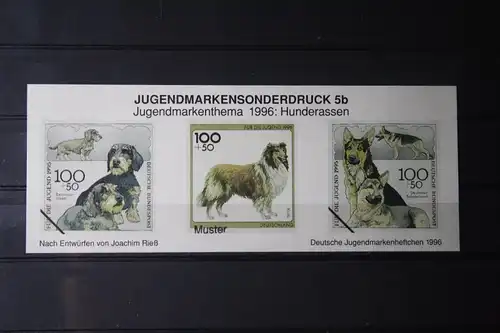 Jugendmarken Heftchen 1996, Stiftung Deutsche Jugendmarke