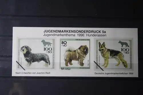 Jugendmarken Heftchen 1996, Stiftung Deutsche Jugendmarke