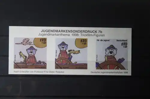 Jugendmarken Heftchen 1998, Stiftung Deutsche Jugendmarke