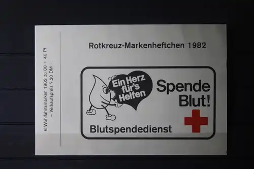 Rotkreuz-Markenheftchen 1982