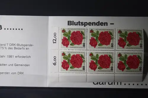 Rotkreuz-Markenheftchen 1982