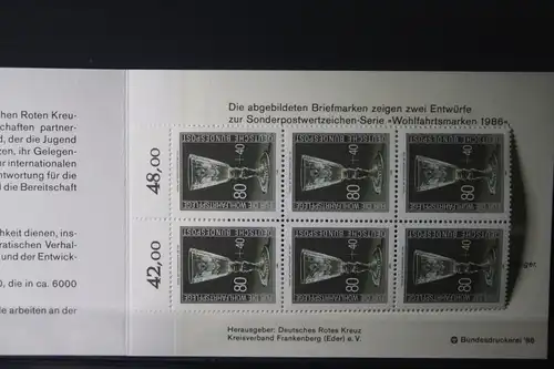 Rotkreuz-Markenheftchen 1986
